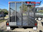 8x5 Tandem Trailer 2T GVM with 600mm Cage and Mesh Ramp - Image 6