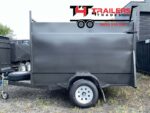 8x5 Single Axle Enclosed Trailer with Drop Down Ramp - Image 3