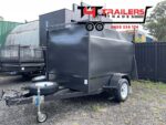 8x5 Single Axle Enclosed Trailer with Drop Down Ramp
