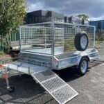 8x5 Lawn Mowing Trailer Galvanised 750kg GVM