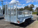 10x5 Galvanised Box Trailer with 1500mm Hard Mesh Ramp 2T GVM - Image 7
