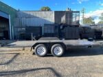 16x6.6ft Flatbed Car Trailer Manual Tilt 3.2T GVM - Image 3