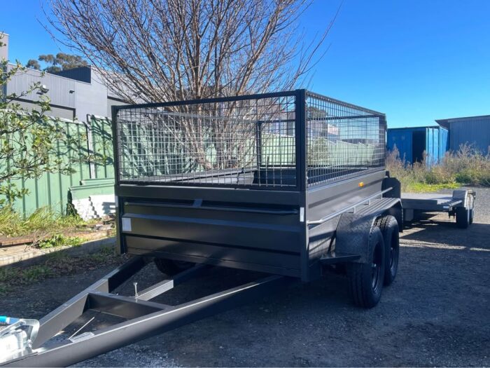 8x5 Tandem Box Trailer 2T GVM 600mm Cage - Image 2