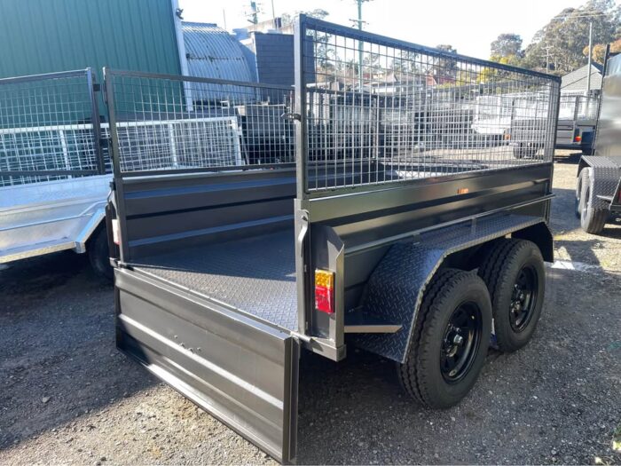 8x5 Tandem Box Trailer 2T GVM 600mm Cage - Image 7