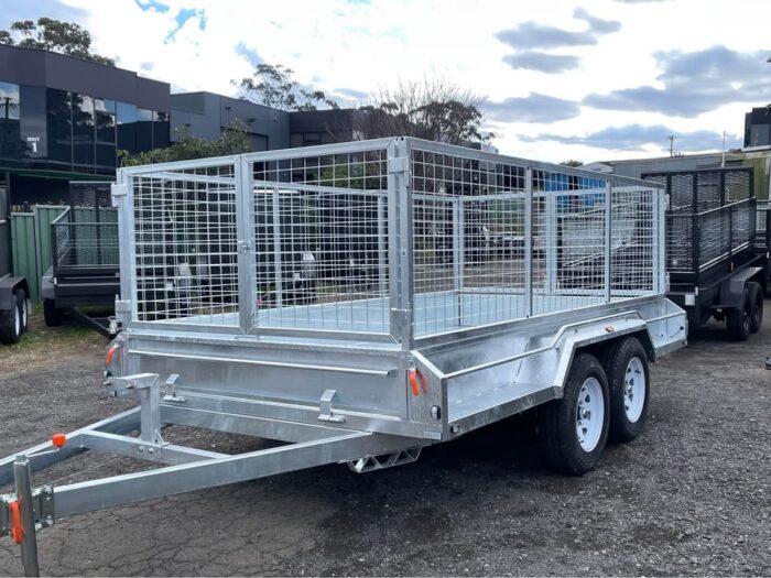 12x6 Box Trailer 3.2T GVM with 900mm Cage - Image 1