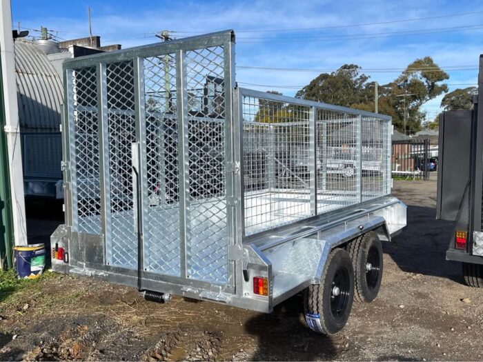10x5 Galvanised Box Trailer 3T with Ramp , 900mm Cage and 1500mm Ramp - Image 5