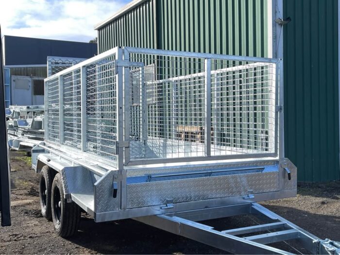 10x5 Galvanised Box Trailer 3T with Ramp , 900mm Cage and 1500mm Ramp - Image 8