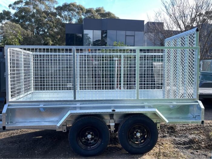 10x5 Galvanised Box Trailer 3T with Ramp , 900mm Cage and 1500mm Ramp - Image 3