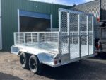 10x6 Galvanised Box Trailer 2T GVM, 600mm cage and 1500mm Mesh Ramp - Image 7