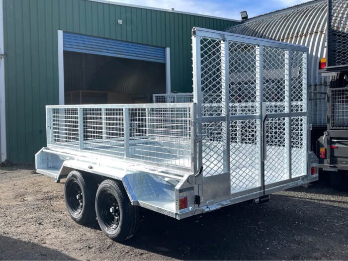 10x6 Galvanised Box Trailer 2T GVM, 600mm cage and 1500mm Mesh Ramp - Image 7