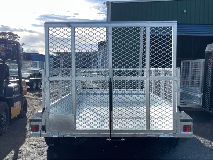 10x6 Galvanised Box Trailer 2T GVM, 600mm cage and 1500mm Mesh Ramp - Image 8
