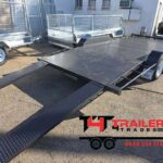 16x6.6ft Car Trailer 2.8T GVM with Electric Brakes on all 4 wheels