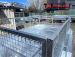 10x6 Galvanised Box Trailer with 600mm Removable Cage 2Ton GVM - Image 5