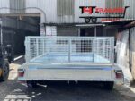 10x6 Galvanised Box Trailer with 600mm Removable Cage 2Ton GVM - Image 6
