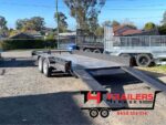 16x6.6ft Flatbed Car Trailer with Low sides 3200kgs GVM - Image 3