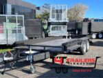 16x6.6ft Flatbed Car Trailer with Low sides 3200kgs GVM