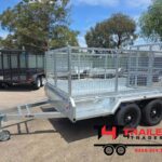 10x6 Box Trailer Tandem Heavy-Duty 3T GVM