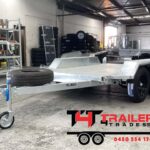 8x5 Flatbed Tandem 3T with Electric Brakes