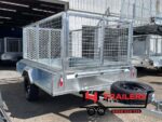 8x5 Single Axle Box Trailer 750kg GVM with Mesh Ramp - Image 7