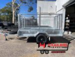 8x5 Single Axle Box Trailer 750kg GVM with Mesh Ramp - Image 3