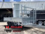 12x7 Table Top Trailer 3.5T GVM with Ramps and Headboard