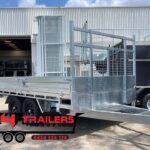12x7 Table Top Trailer 3.5T GVM with Ramps and Headboard
