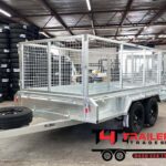 10x5 Box Trailer 2T GVM with 900mm Cage