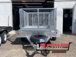 8x5 Single Axle Box Trailer 750kg GVM with Mesh Ramp - Image 4