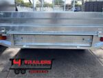 12x7 Table Top Trailer 3.5T GVM with Ramps and Headboard - Image 10