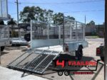 8x5 Single Axle Box Trailer 750kg GVM with Mesh Ramp - Image 5